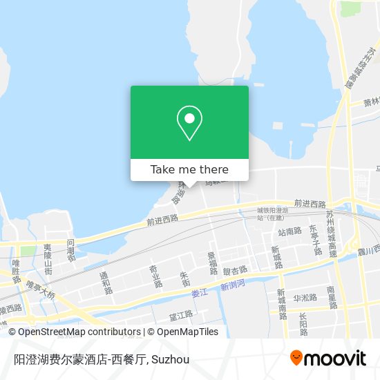 阳澄湖费尔蒙酒店-西餐厅 map