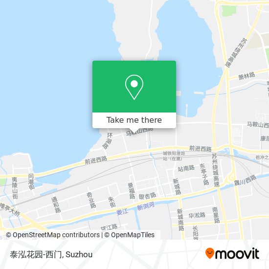 泰泓花园-西门 map