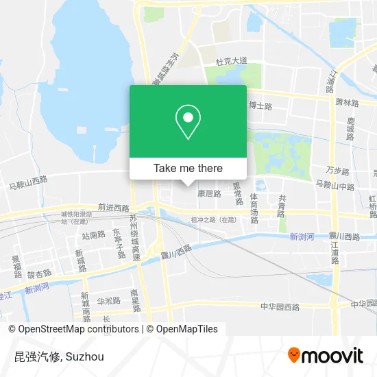 昆强汽修 map