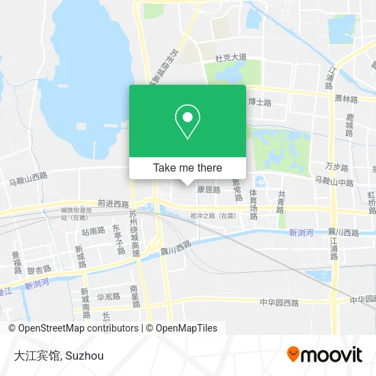 大江宾馆 map