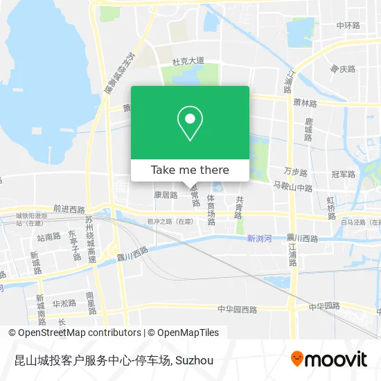 昆山城投客户服务中心-停车场 map