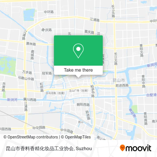 昆山市香料香精化妆品工业协会 map