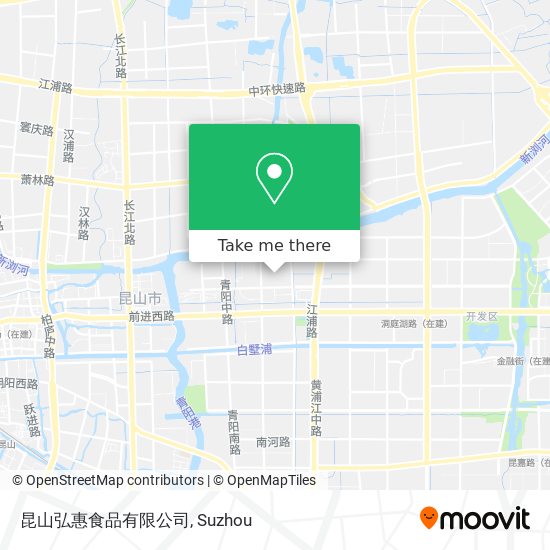 昆山弘惠食品有限公司 map