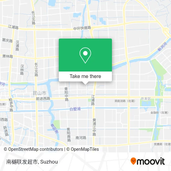 南樾联发超市 map