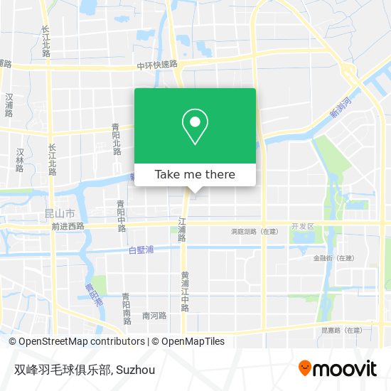 双峰羽毛球俱乐部 map