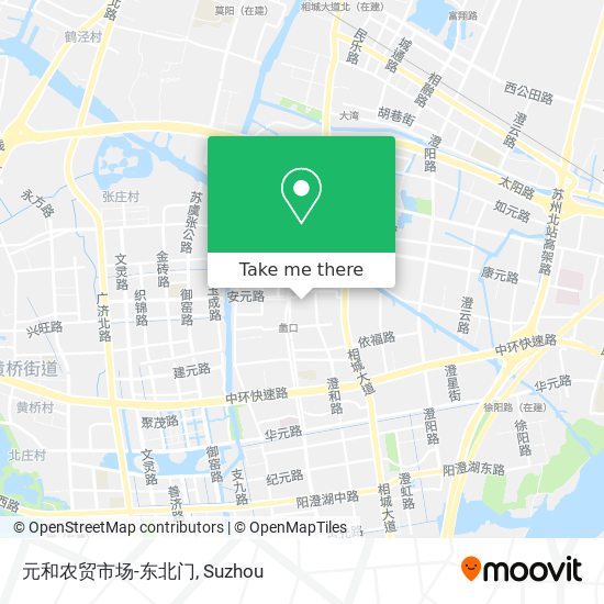 元和农贸市场-东北门 map