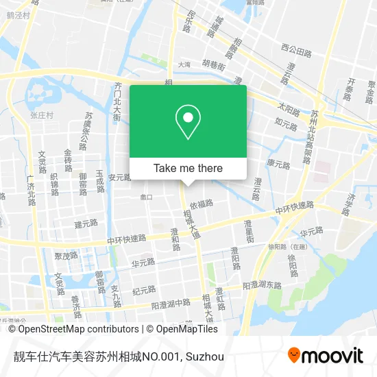 靓车仕汽车美容苏州相城NO.001 map