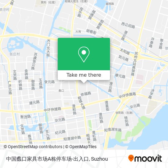中国蠡口家具市场A栋停车场-出入口 map