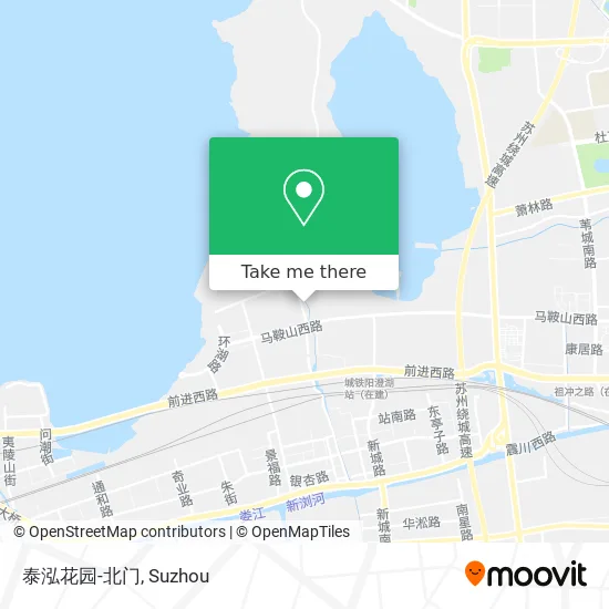 泰泓花园-北门 map