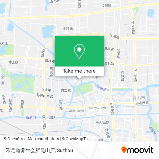 禾足道养生会所昆山店 map