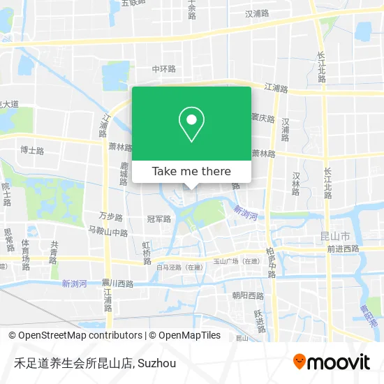 禾足道养生会所昆山店 map