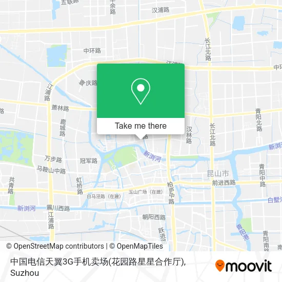 中国电信天翼3G手机卖场(花园路星星合作厅) map