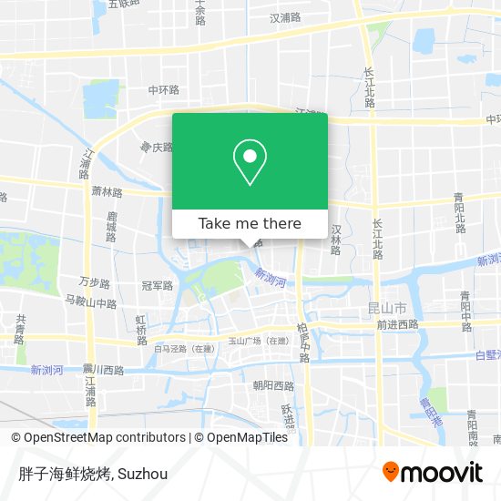 胖子海鲜烧烤 map