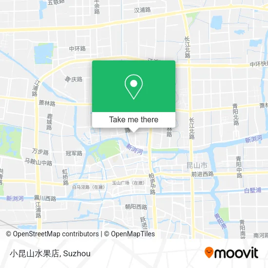 小昆山水果店 map