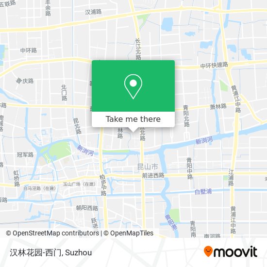 汉林花园-西门 map