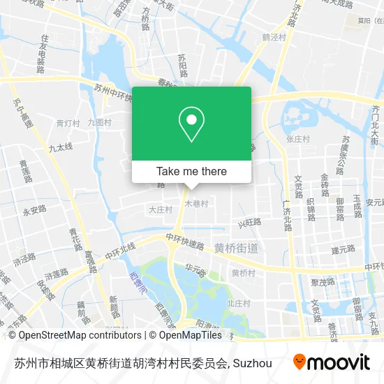 苏州市相城区黄桥街道胡湾村村民委员会 map