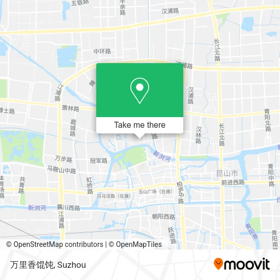 万里香馄饨 map