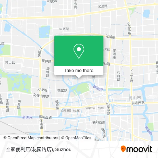 全家便利店(花园路店) map