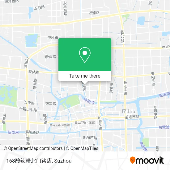168酸辣粉北门路店 map