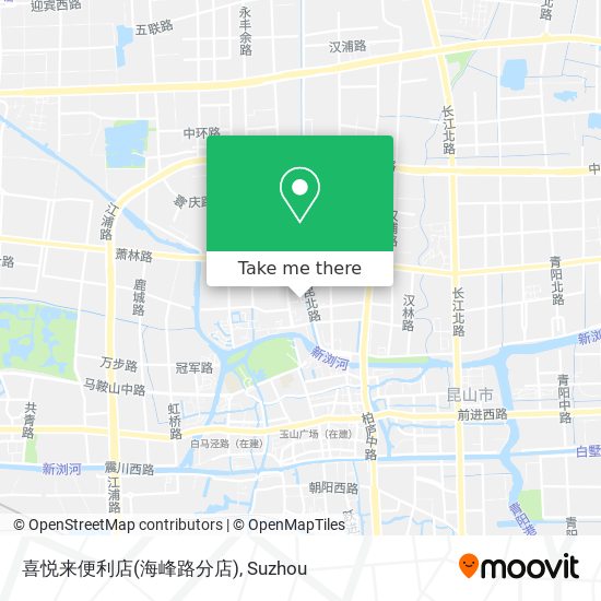 喜悦来便利店(海峰路分店) map