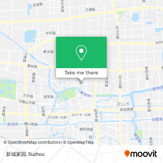 新城家园 map