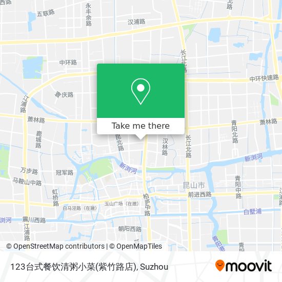 123台式餐饮清粥小菜(紫竹路店) map