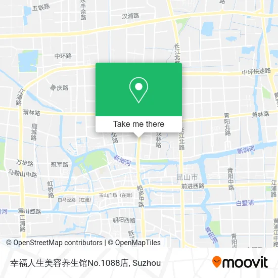 幸福人生美容养生馆No.1088店 map