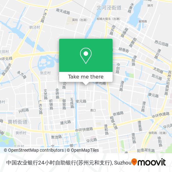 中国农业银行24小时自助银行(苏州元和支行) map