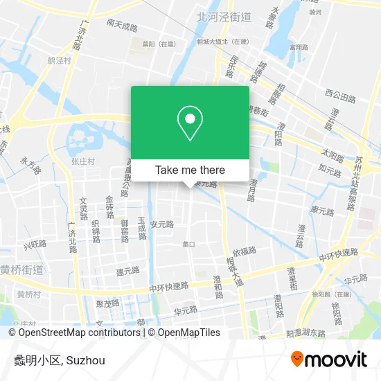 蠡明小区 map