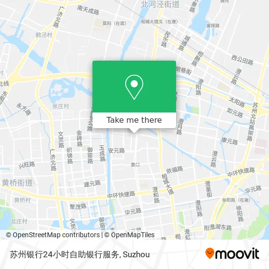 苏州银行24小时自助银行服务 map