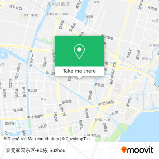 泰元家园东区-80栋 map