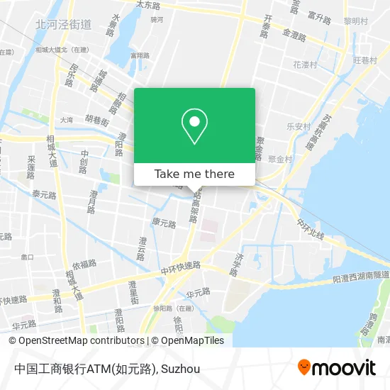 中国工商银行ATM(如元路) map