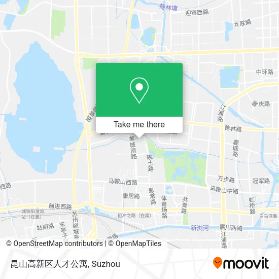 昆山高新区人才公寓 map