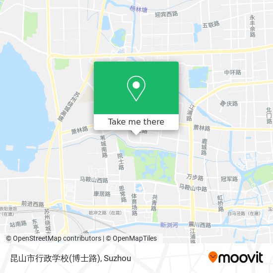昆山市行政学校(博士路) map