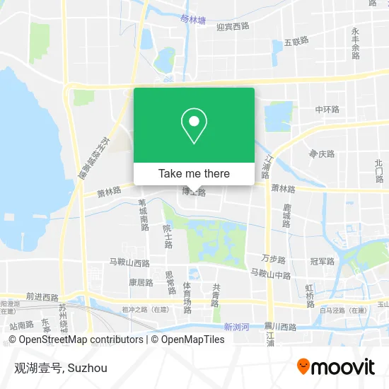 观湖壹号 map