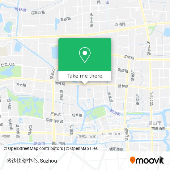 盛达快修中心 map