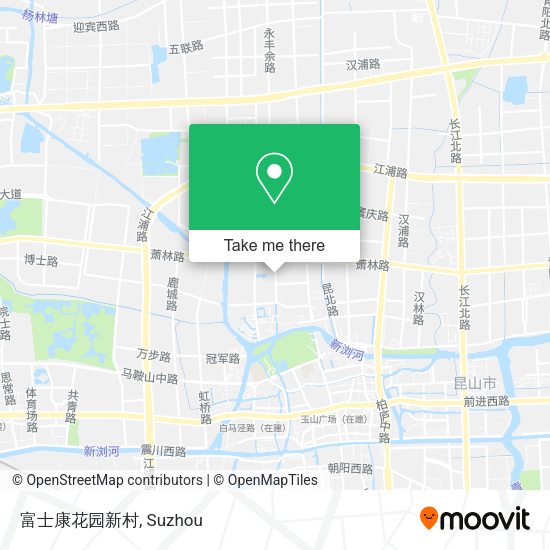 富士康花园新村 map