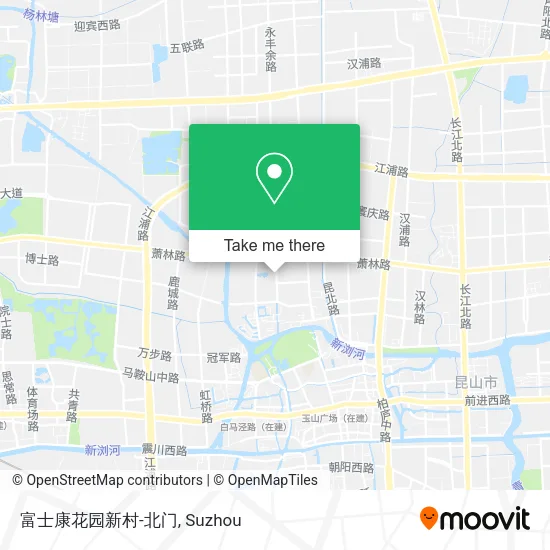 富士康花园新村-北门 map