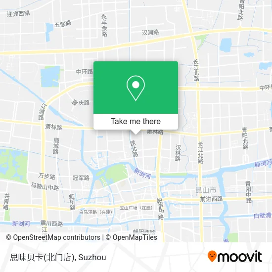 思味贝卡(北门店) map