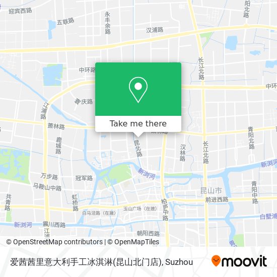 爱茜茜里意大利手工冰淇淋(昆山北门店) map