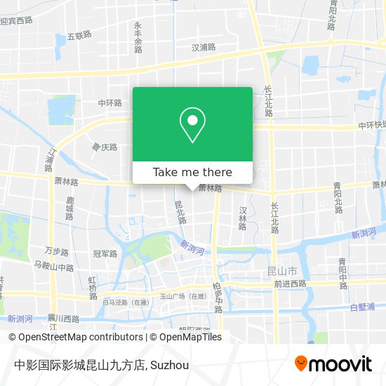 中影国际影城昆山九方店 map