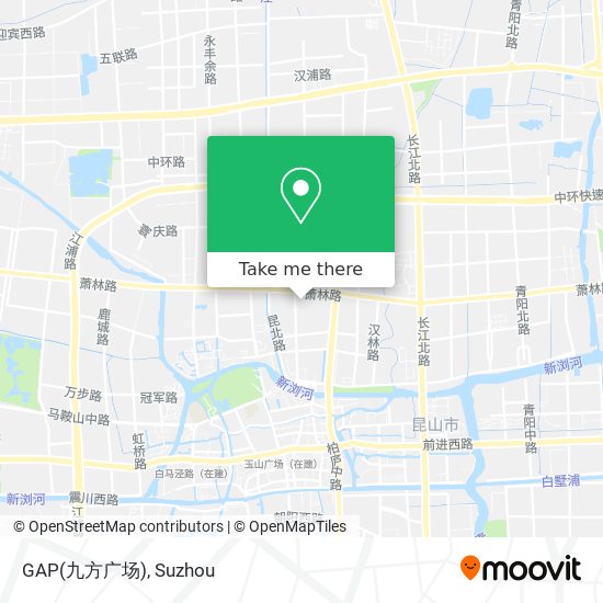 GAP(九方广场) map