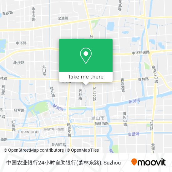中国农业银行24小时自助银行(萧林东路) map