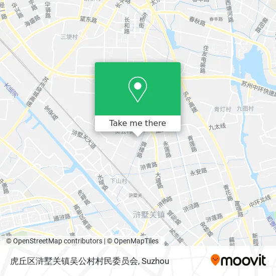 虎丘区浒墅关镇吴公村村民委员会 map