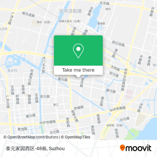 泰元家园西区-48栋 map