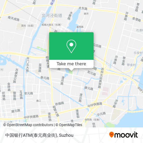 中国银行ATM(泰元商业街) map
