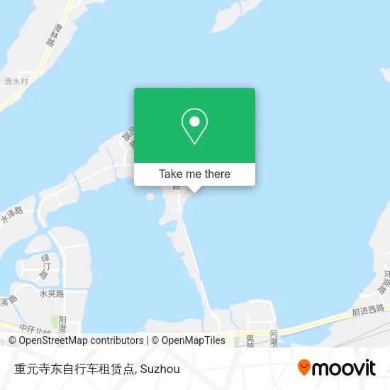 重元寺东自行车租赁点 map