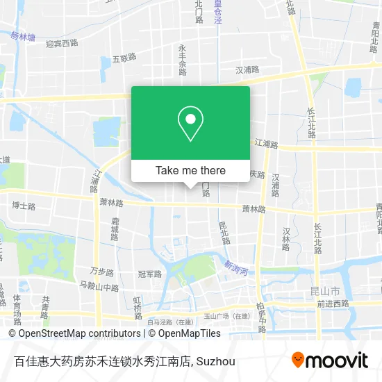 百佳惠大药房苏禾连锁水秀江南店 map