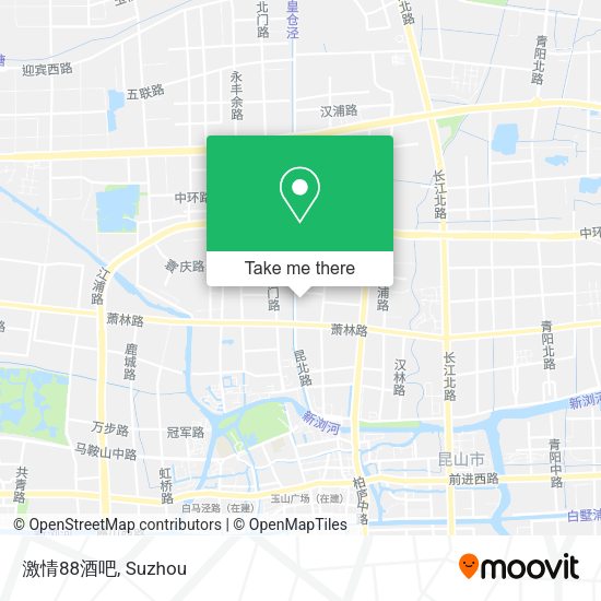 激情88酒吧 map