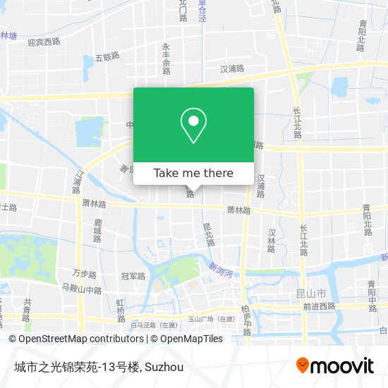 城市之光锦荣苑-13号楼 map